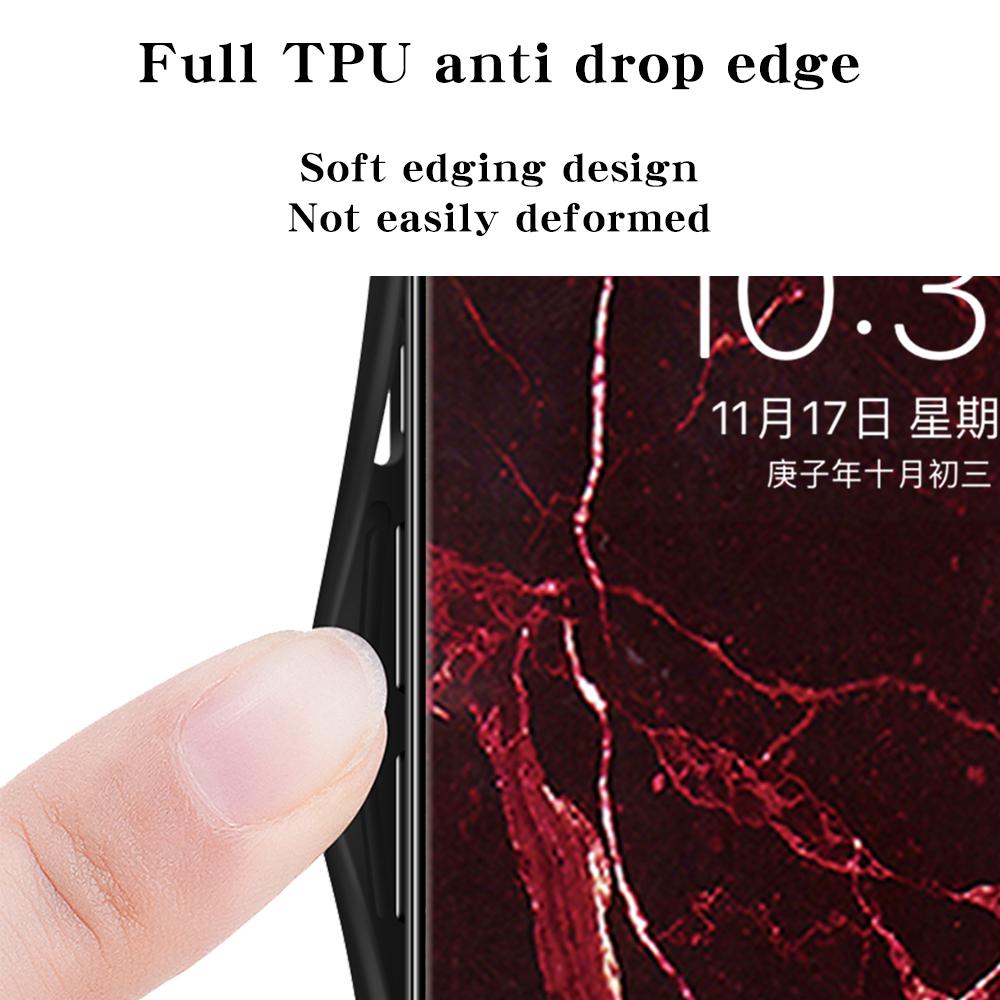 For Motorola Moto G85 5G/S50 Neo 5G Case Marble Pattern Tempered Glass+PC+TPU Protective Phone Cover