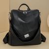 Retro commuter large-capacity backpack women's new simple travel backpack casual out simple shoulder bag