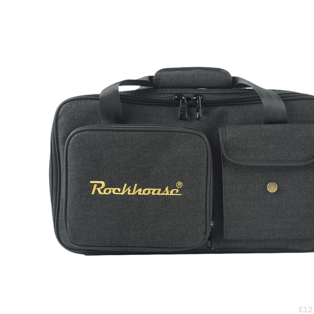 Guitar Effects Pedal Board Bag Case Organizer for Daily Transport