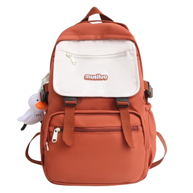 Large Capacity Waterproof Backpack Women's Multifunctional Nylon Backpack Unisex Student Schoolbag