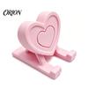 3D Printed Phone Stand Heart Holder, Love Shape Mobile Wear Resistant Holder Stand, Cell Tablet Desk Mount, Valentine's Day Gift