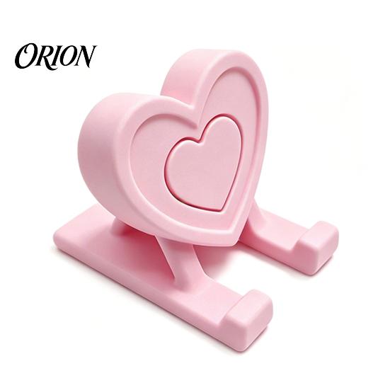 3D Printed Phone Stand Heart Holder, Love Shape Mobile Wear Resistant Holder Stand, Cell Tablet Desk Mount, Valentine's Day Gift