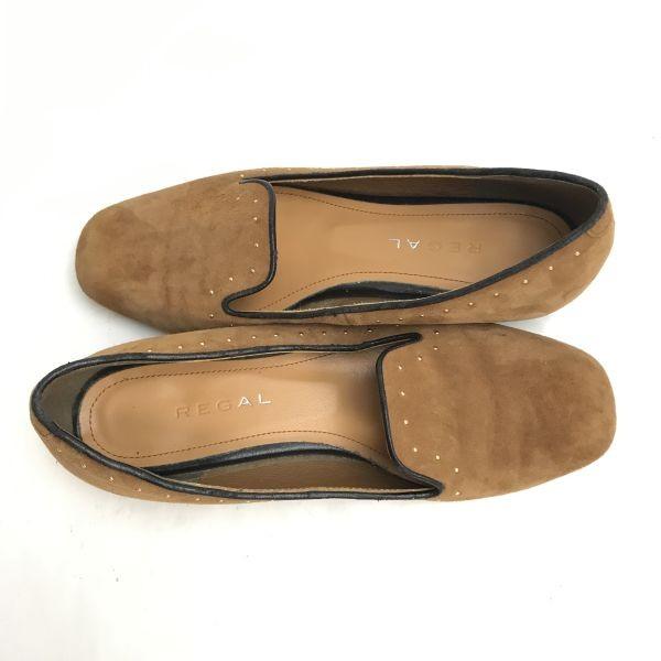 TRUSSARDI suede leather pumps 23.0 black Made in Japan(USED)