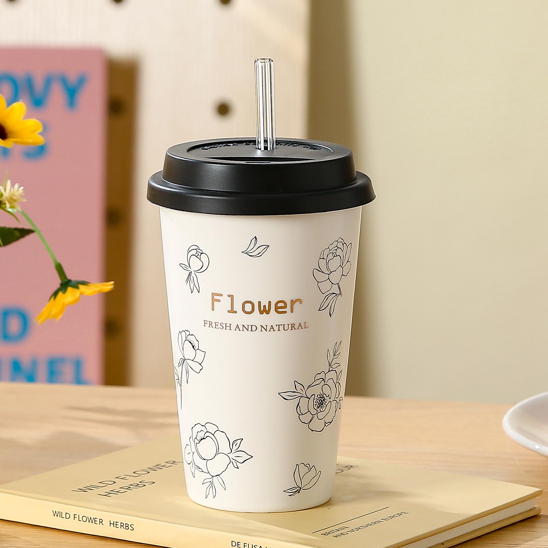 

Простая портативная кружка, креативная кружка, сувенир, ветряная трубочка, большая емкость, бытовая кружка для питья 401-500ml