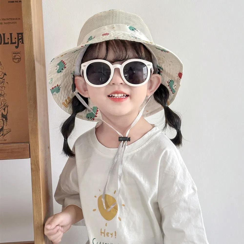 

Summer Baby Bucket Cap Cartoon Animal Fisherman Caps Korean Boys Girls Sunhat Kids Style 2