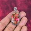 Rose Dahlia Copper turquoise Jewelry, 925 Solid Sterling Silver Pendant Handmade Gemstone Jewelry, Gifts For Wife Brand New Pendant