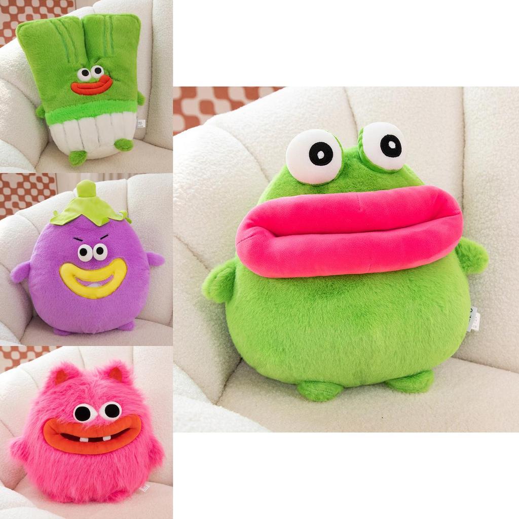 Adorable And Creative Ugly Doll Plush Toy Collection Featuring Whimsical Fruits And Vegetables