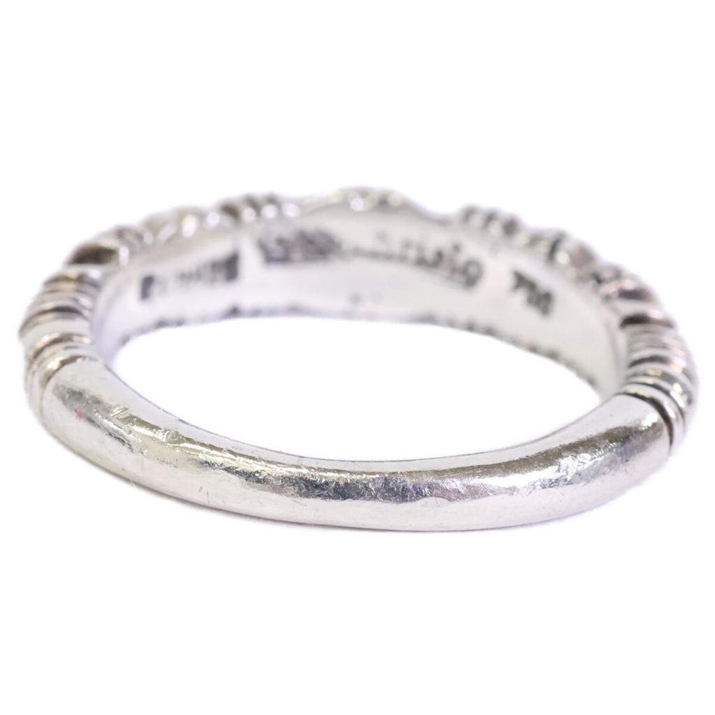 Gerochristo 925 750 Kassandra Band Design Ring Ring Silver / Yellow GoldUsed