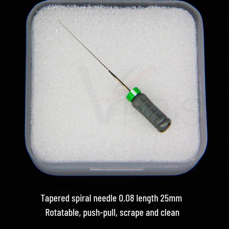 Ultra-Fine 0.06mm Tapered Thread Needle for Nozzle Unclogging and Cleaning