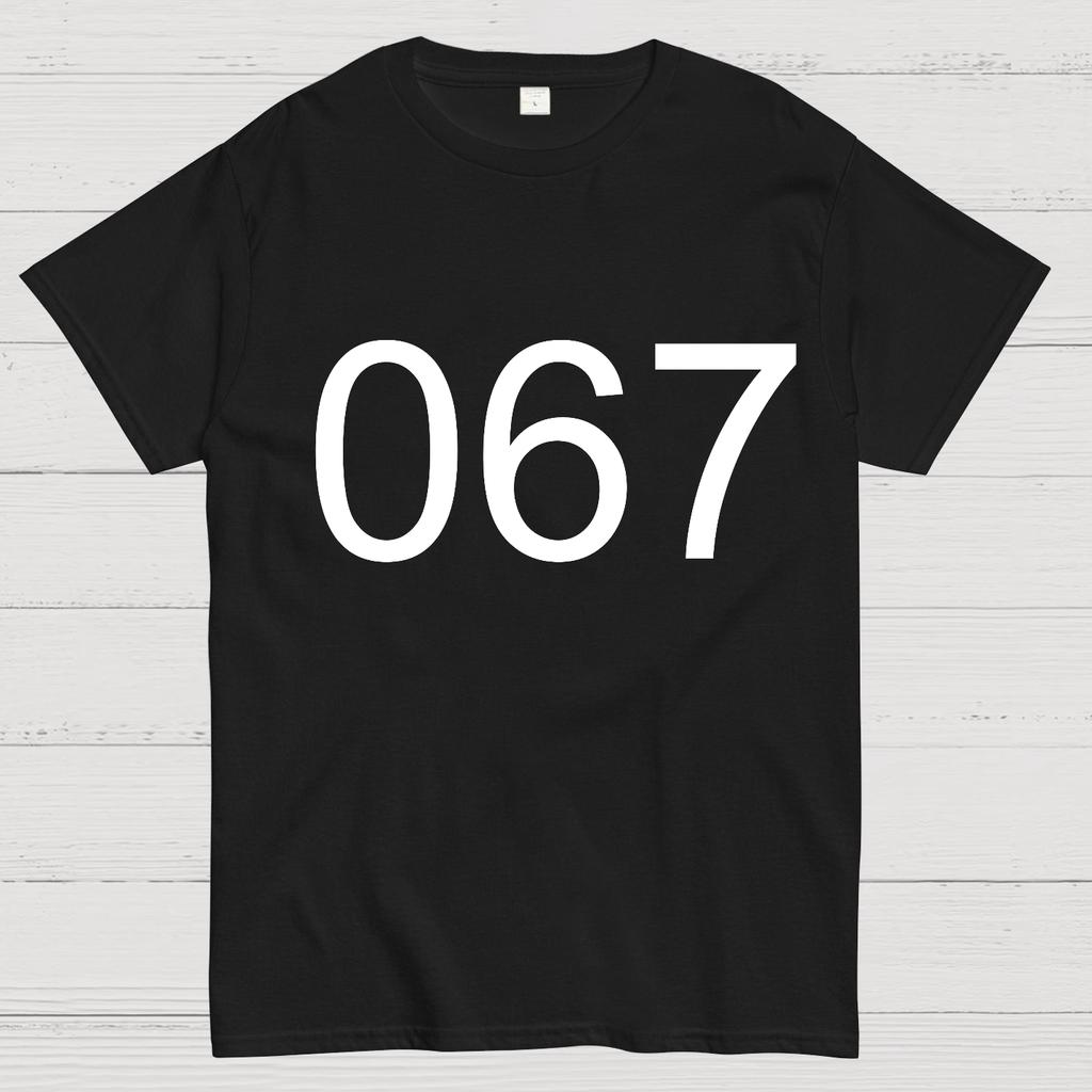Number 067 Game Movie Cotton Summer Casual Cool Loose T-Shirt