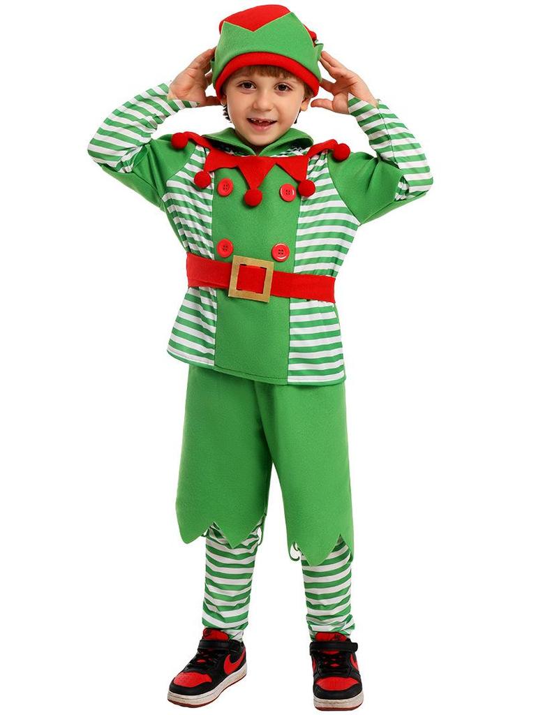 Kids' Christmas Elf Costume for Parties & Performances