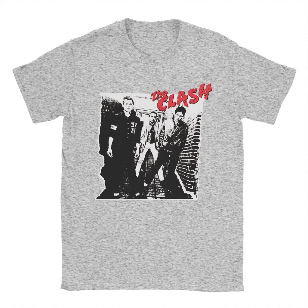 Streetwear TShirt Summer The Clash Self Titled Enhanced Album Clash At Demonhead Hippie TShirts for Unisex Short Sleeve Top Tees