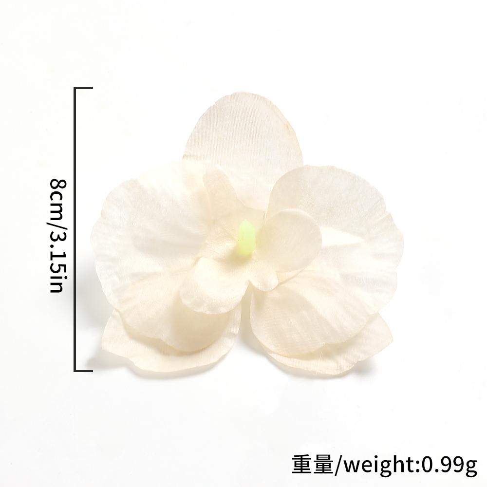 10Pcs Butterfly Orchid Artificial Flowers 8CM Fake Flowers For Home Decor Wedding Decorations Ornaments Garland Gift Accessories