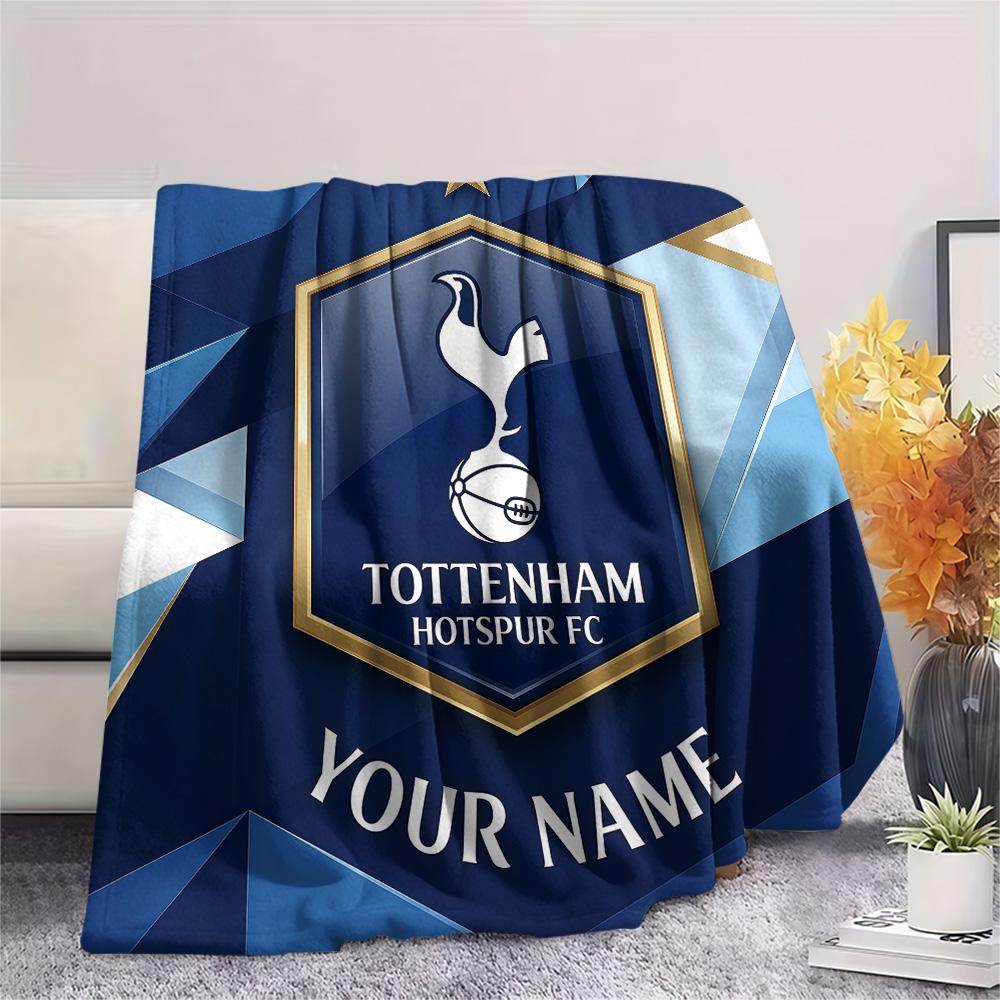 Custom Name Tottenham Flannel Blanket, High Quality Comfortable for All Seasons, Home Decor, Warmth and Comfort