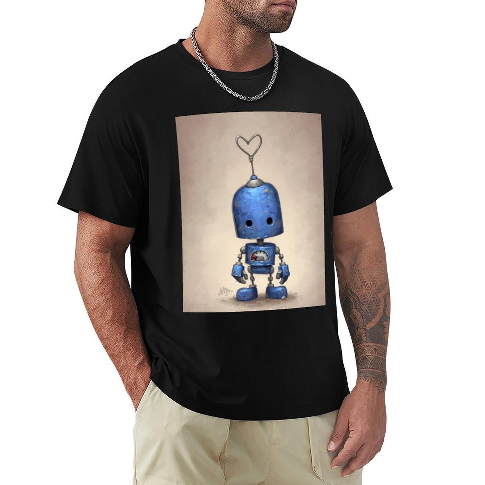 

Blue TShirt korean fashion fashion shirts vintage custom t shirt outfits for men 4XL