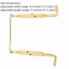 3PCS Gold Color Violin Chin Rest Clamp Metal Violin Replacement Parts  Violin Replacement