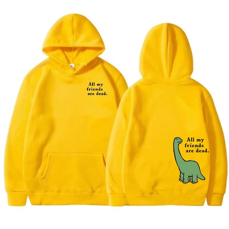 Fun Dinosaur Print Hoodie Men's and Women's Sports Hoodie Men's Hip  Hop Style Sports Shirt Fashion Street Wear