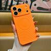 Fashion Silicone Ripple Magnetic Impact Resistant Phone Case For iPhone 17 16 15 Pro Max For Magsafe Camera Lens Protector Cover