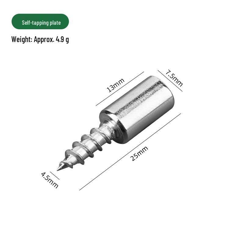 Selbstschneidende Schraube Regalstütze für Schrank und Glasaufbewahrung