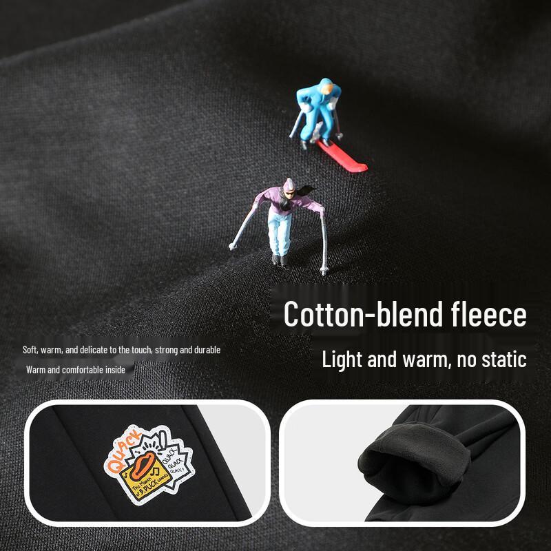 B.Duck Boys' Fleece-Lined Winter Sweatpants