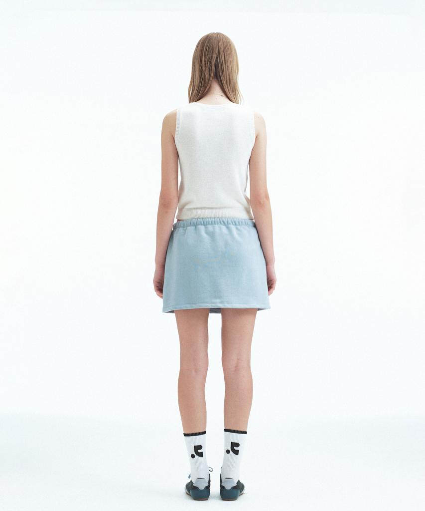 REST&RECREATION Half Button-Up Knit Vest - Ivory