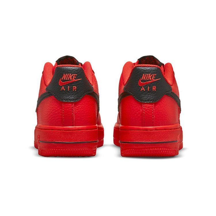 Nike Air Force 1 LV8 GS Mesh Pocket - Habanero Red Kids Sneakers White Black DH9596-600