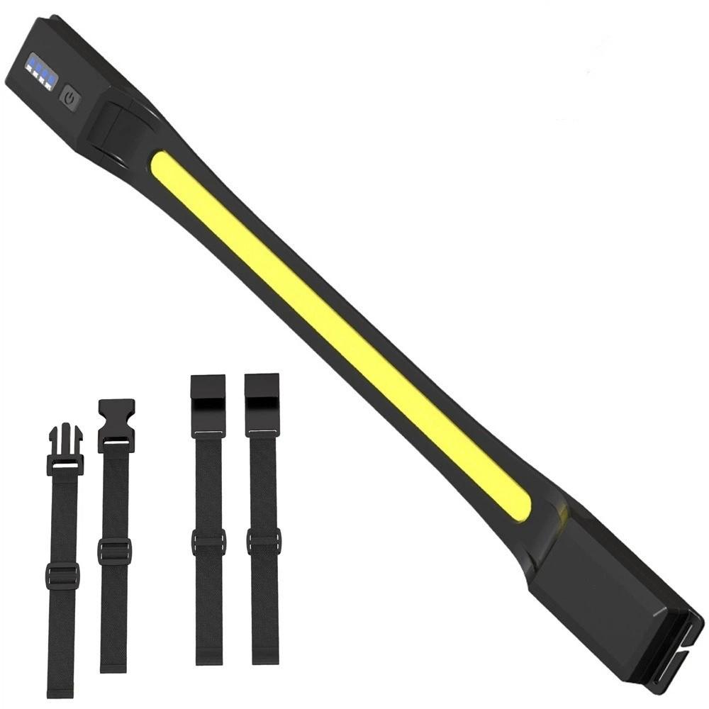 USB Rechargeable Work Light Strong LED Handheld Floodlight LED COB Torch for 4000 mAh Outdoor Use
