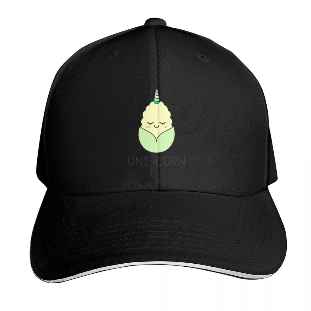Unicorn Pun Baseball Cap Sun Cap Unique Hats Snapback Cap Hat Unisex Luxury Womens Hats Unisexs