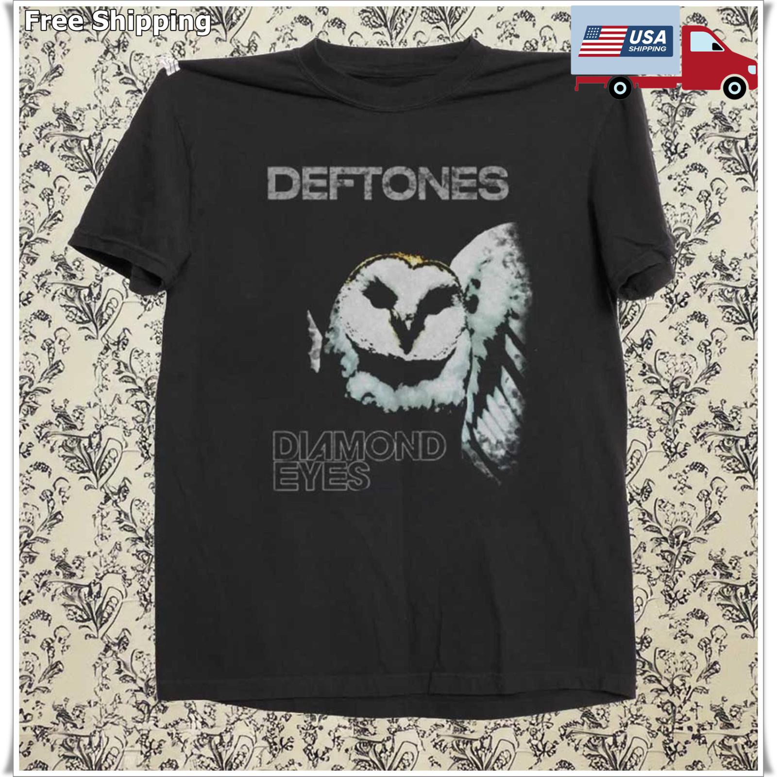 Deftones Band Tee, Deftones Diamond Eye Unisex Black Cotton T-shirt S-5XL S