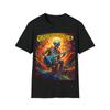 Mjuk bomulls-t-shirt. Skelett Gitarrspelare/ 70-tals Rock Grateful Dead Unisex T-shirt