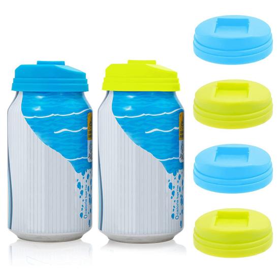 Soda Can Lids Reusable Plastic Covers for Standard 2.4-inch Cans Spill-Proof Dust-Proof Soda Can Protector for Beer Energy Drinks