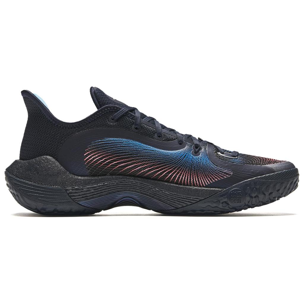 Anta 3-Point Rain 2 Cushioned Slip-Resistant Low-Top Basketball Shoes Men's Midnight Blue Sneakers 912431102-2