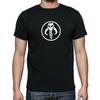 Star Wars Unisexdalorian T Shirt Symbol Mythosaur Black TShirt Unisex Or Fitted