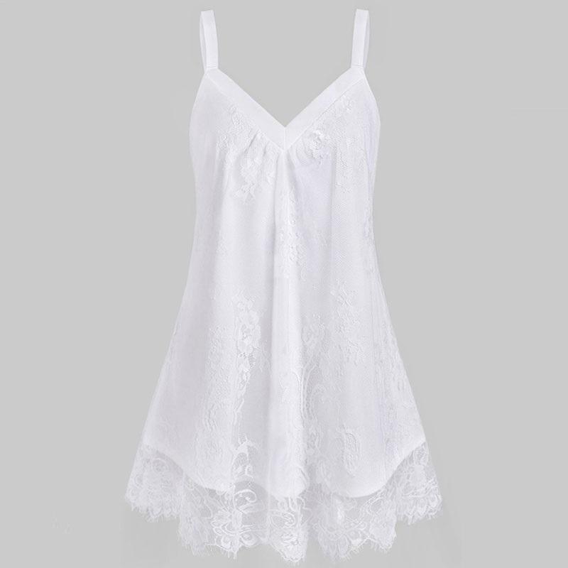 

Кружева в стиле пэчворк, женские летние топы с v-образным вырезом и лямкой на шее, повседневная рубашка-туника без рукавов, женская сексуальная камзол, большие размеры, свободные пуловеры, жилет 4XL белый