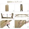 TIMBER RIDGE Camping Bed Folding Patented No Assembly Required Setup In Seconds Load Capacity 102kg Made of Aluminum Steel Camping Cot No Squeak