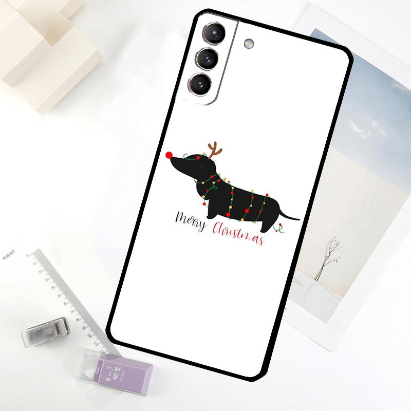 Dachshund Silhouette Dog Phone Case For Samsung Galaxy S20 FE S21 S22 S23 S24 S25 S26 Ultra S10 S25 Plus S25 FE Cover