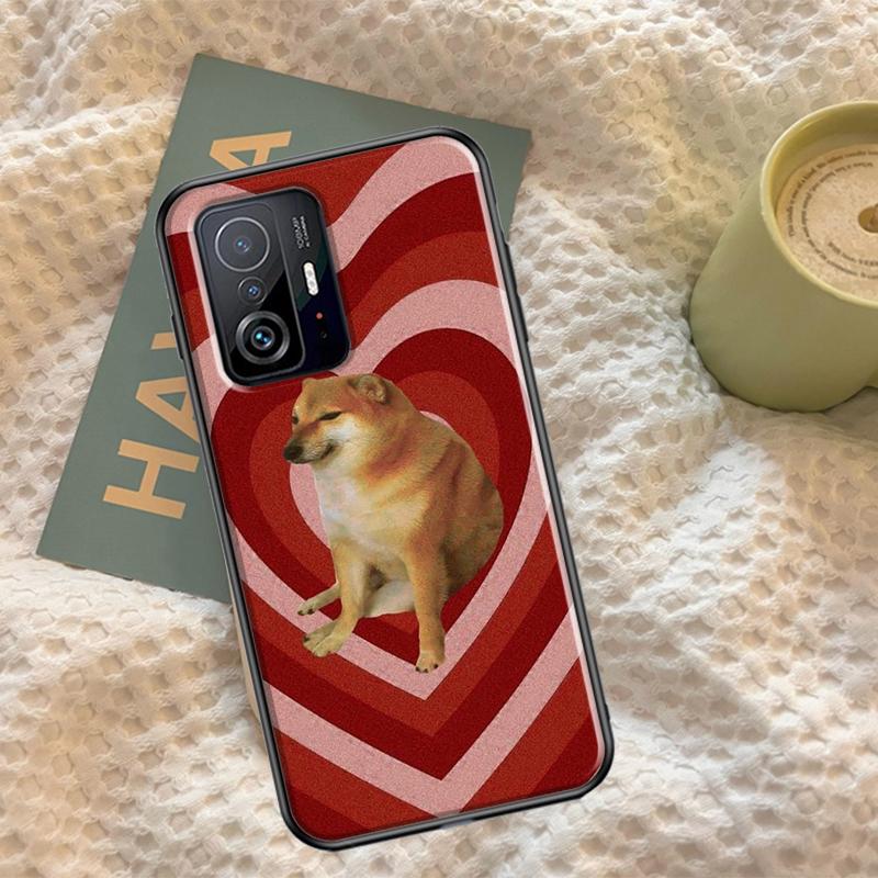 Doge Meme Cheems Phone Case For POCO X3 X5 F5 Pro F3 M5s C40 X4 F4 GT Cover For Xiaomi 11T 12T 13 Pro 12 Lite