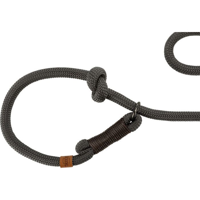 Laisse Retriever Ø 13 Mm X 1.7 M Collier D'arrêt Gris Foncé Pour Chien - Trixie