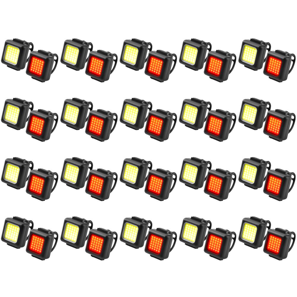 

Светодиодные велосипедные фары COB 130LM/80LM Type-C USB перезаряжаемые (набор)