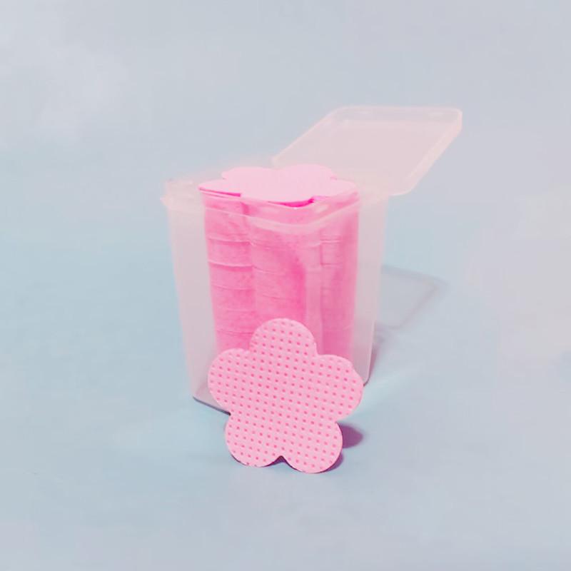 Eyelash Glue Cleaning Pads - Cotton Wipes for Eyelash Extensions & Nail Art Removal