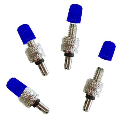 Reiri Vélo Style Super Britannique Valve Bleue, (4 Soupapes)