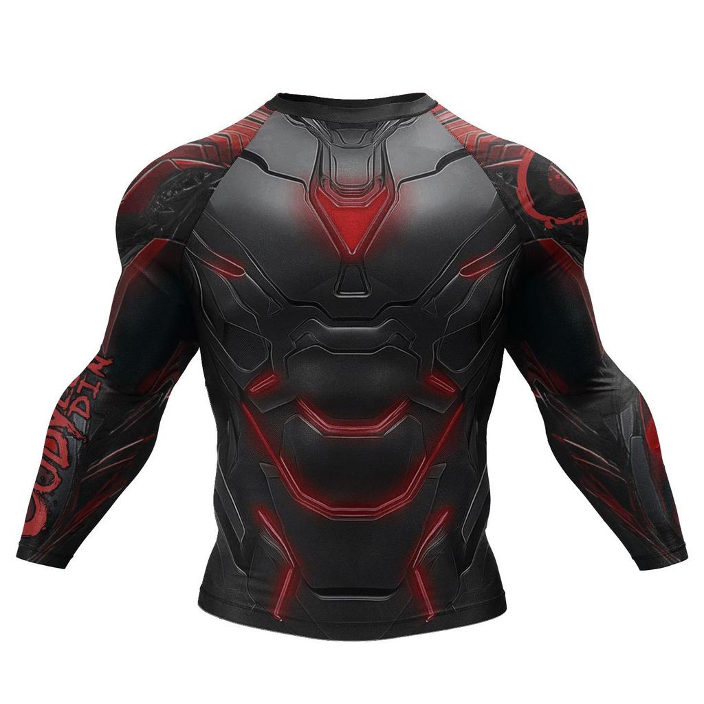 Pánské rychleschnoucí běžecké tričko s dlouhým rukávem - Prodyšné, přiléhavé