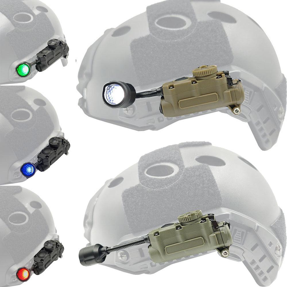 Klapperschlangen Taktische Helmleuchte: Mehrfarbig & IR-Signal für Outdoor-Überleben