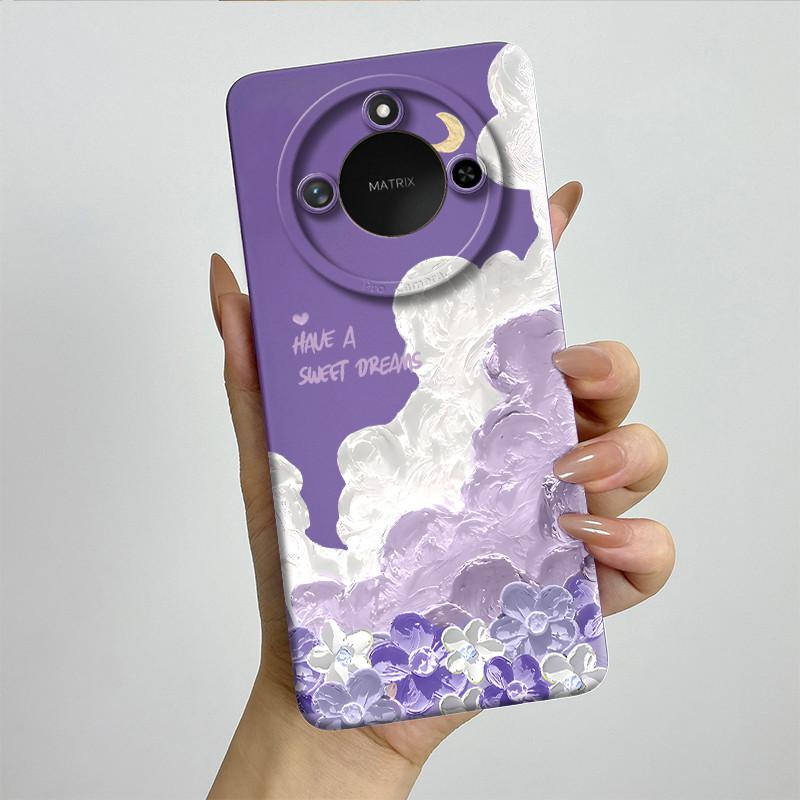 For Honor X9C Smart Phone Case X9cSmart Soft Silicone Funda Sweet Painted Fashion Cartoon Protective Capa Lovely Printing Cover