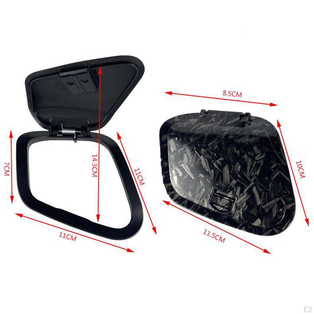 Motorcycle Side Pocket Cover Lid Durable for Yamaha Nmax Assembly Black Stripe