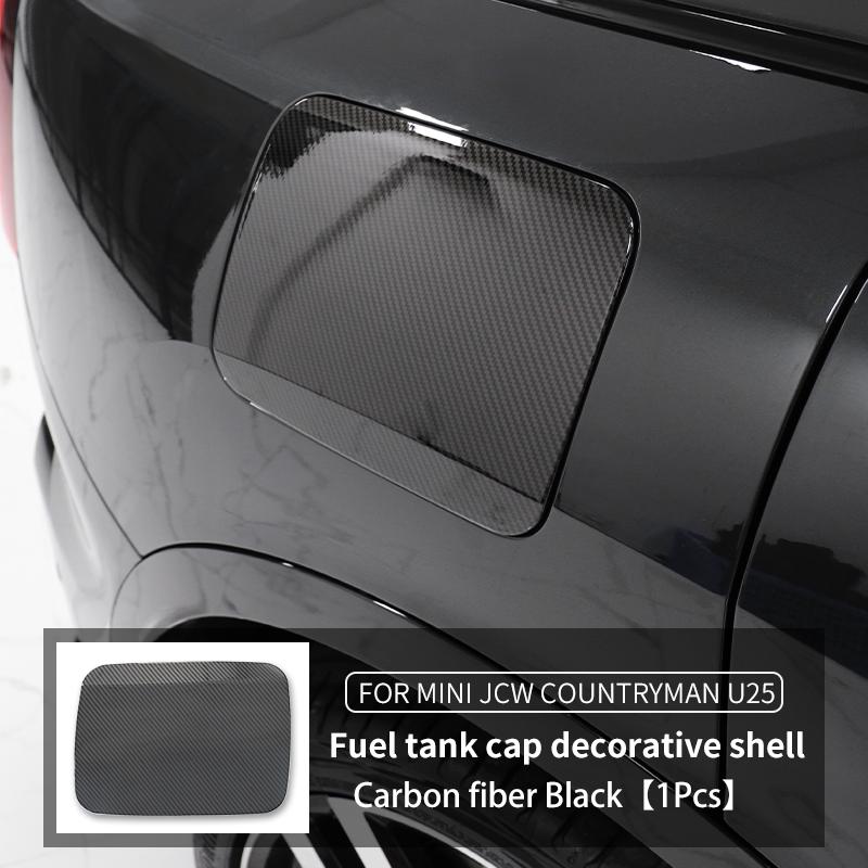 

Gas Fuel Tank Cap Stickers Cover Car Decals For BMW MINI JCW Countryman U25 Car Exterior Parts Car Accessories вуглецевого волокна, чорного кольору