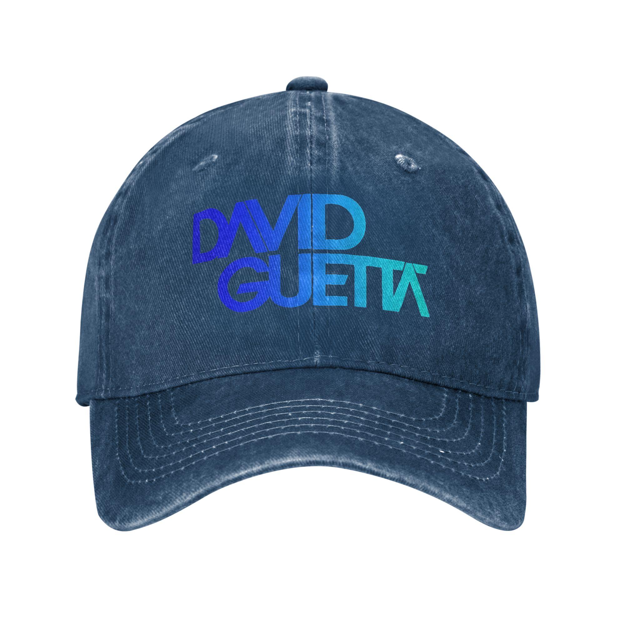 David Guetta Saturated Sky Logo Casual Baseball Cap For Couple Women Summer Outdoor Sports Trucker Hat Sunscreen Baseball Caps One Size