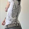 Top retro de verano para mujer europeo y americano, cuello redondo, ajuste ceñido