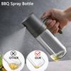 1/2 Pezzi Flacone Spray Olio, 200 ml Dispenser Olio da Cucina in Vetro Borosilicato Alto per Cucina, Cottura, Friggitrice ad Aria, Insalata, Cottura al Forno, Barbecue