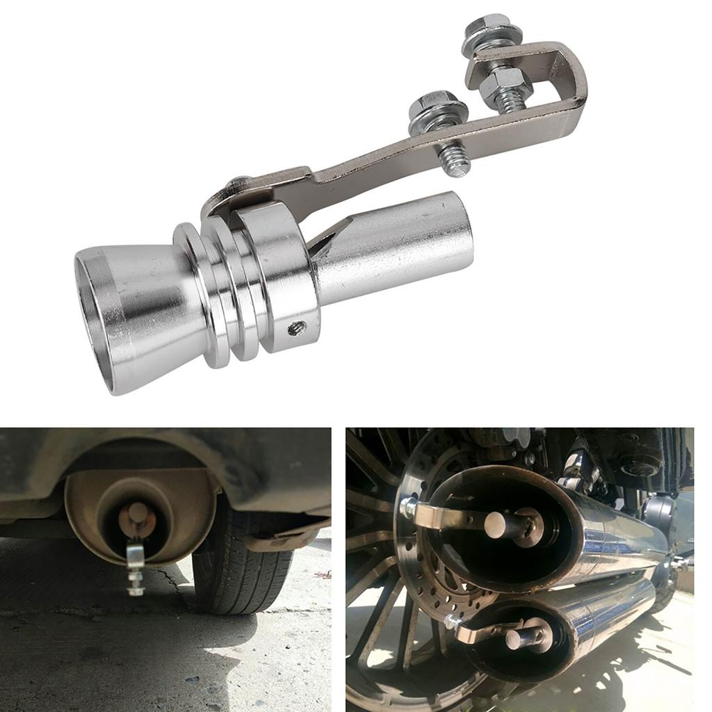 Trumpet Type   Exhaust Pipe Pressure Relief Valve Simulator Whistle Sound (S)